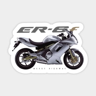 Kawasaki ER-6f 07 silver, sl Sticker